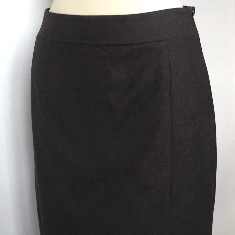 Paul Stuart Brown Pencil Skirt SZ M